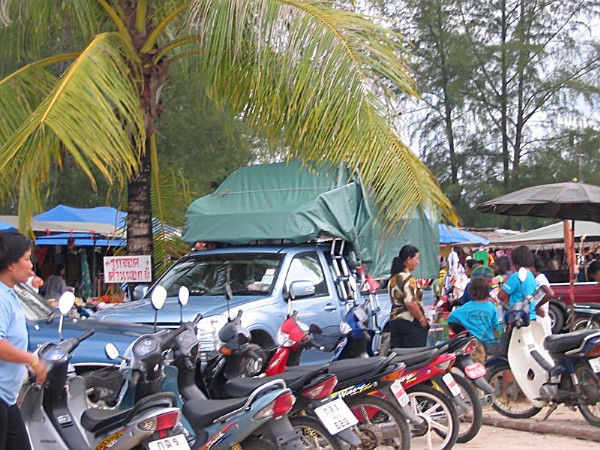 Parktplatz vom Bang Niang Market
