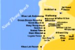 Karte mit allen Hotels vom Nang Thong Beach & Ban Bang La On