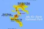 Übersichtskarte vom Mu Ko Surin National Park